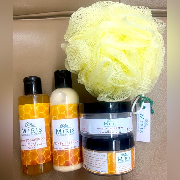 MIRIS Other - ❌❌SOLD❌❌Lovely set of body lotion,body wash,face scrub,face gel.